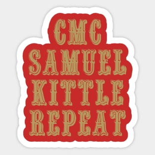 CMC Samuel Kittle Repeat Sticker